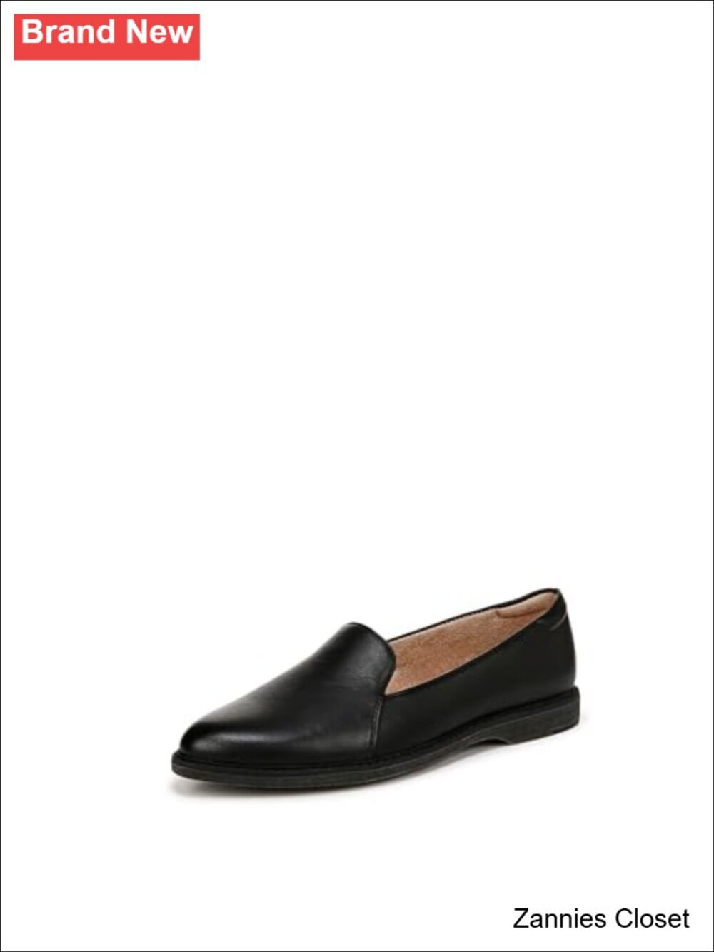 ✨ Naturalizer Soul Yippee Faux Slip On Loafers Almond Toe ContourFIT Comfort